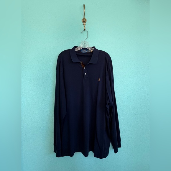 Ralph Lauren Other - Polo Ralph Lauren Men's Classic-Fit Long Sleeve Soft Cotton Polo, Refined Navy